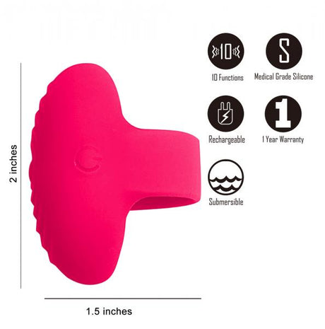 Ruby Rechargeable Vibrating Ring