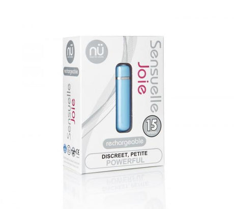 Sensuelle Joie Bullet Vibrator 15 Function Blue