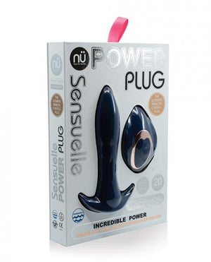 Sensuelle Power Plug Remote Control Navy Blue