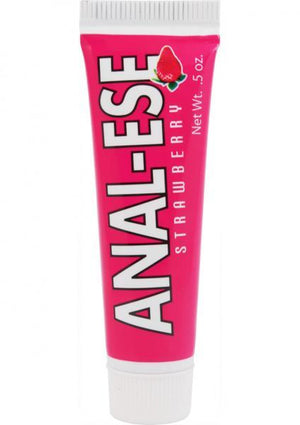 Anal Ese Soft Packaging Lubricant .5oz Strawberry