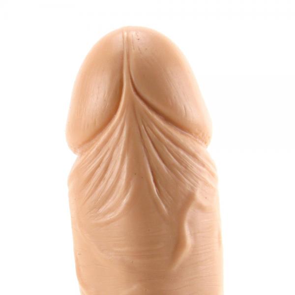 9" Big Boy Dong Balls W/Suction Cup Beige
