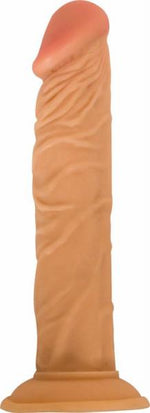 All American Whopper 7 Inches Vibrating Dildo Beige