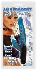 Jelly Mini Rabbit Vibro Wand Blue