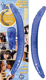 Bendable Double Dong Vibrator Multispeed Blue