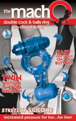 Macho Double Cock And Balls Ring