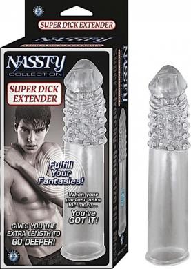 Nassty Super Dick Extender Clear Penis Extension