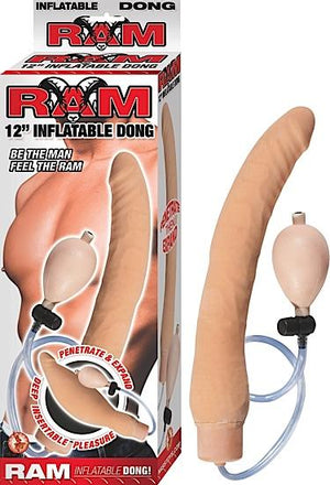 Ram 12 Inches Inflatable Dong Beige