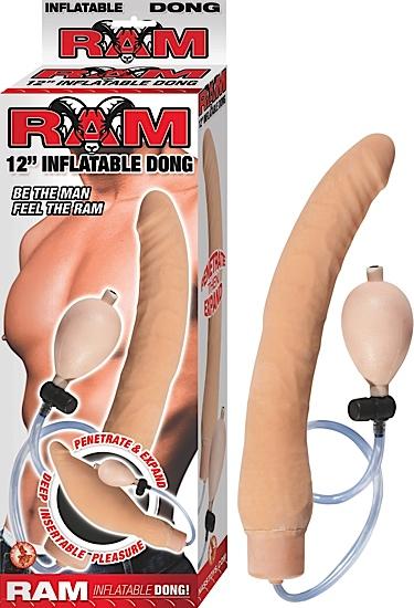 Ram 12 Inches Inflatable Dong Beige