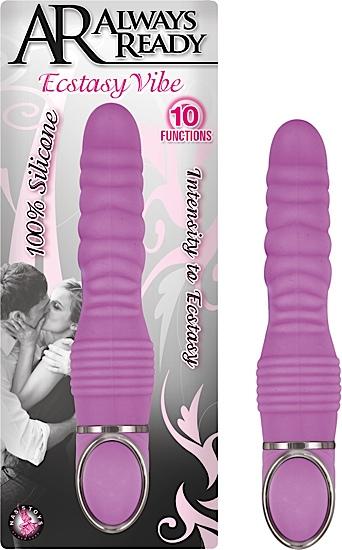 Always Ready Ecstasy 10 Function Silicone Vibe Purple