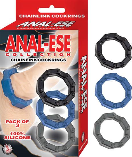 Anal Ese Collection Chain Link Cock Rings