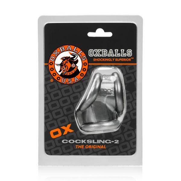 Oxballs Cocksling 2 Cock & Ball Sling Steel Silver