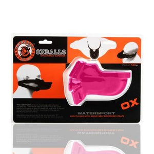 Watersport Strap On Gag Hot Pink (Net)