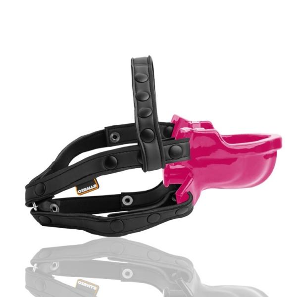 Watersport Strap On Gag Hot Pink (Net)