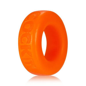 Cock T Small Comfort Cockring Atomic Jock/Oxballs Silicone Smoosh Orange(Net)