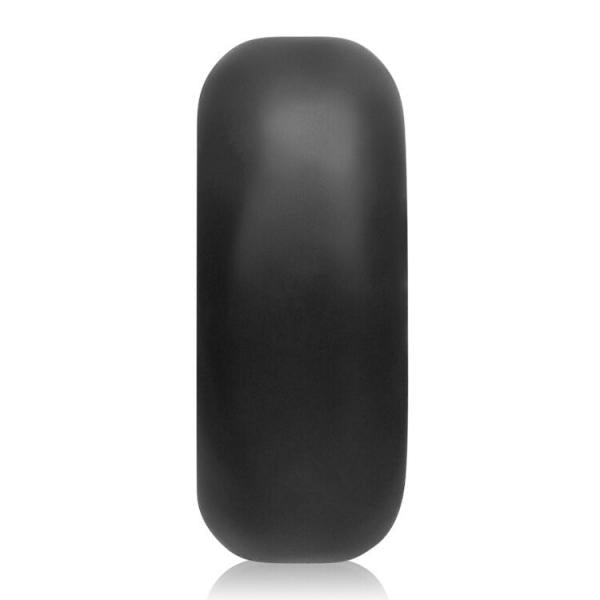 Big Ox Cockring Oxballs Silicone Tpr Blend Black Ice