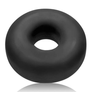 Big Ox Cockring Oxballs Silicone Tpr Blend Black Ice