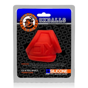 Oxsling Cocksling Silicone Tpr Blend Red Ice