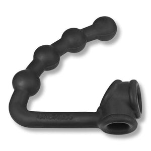 Buttballs Asslock & Cock Sling Oxballs Silicone Tpr Blend Black Ice