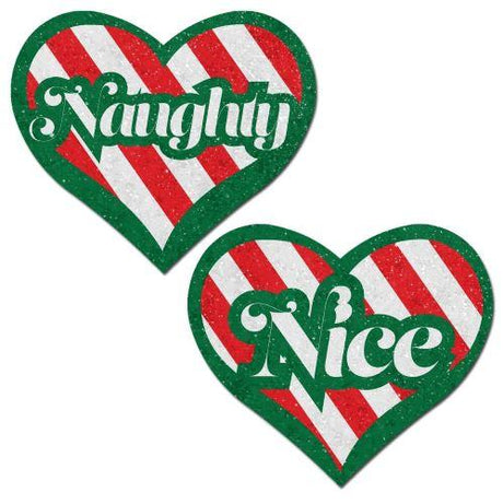 Pastease Naughty/Nice Candy Canes Heart Multicolors O/S