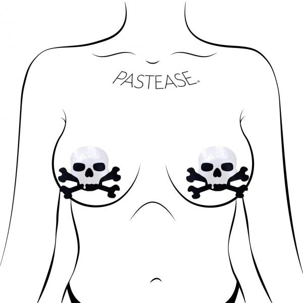 Pastease Sullen Skull Black & White