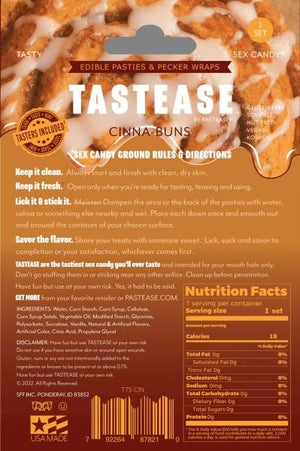 Tastease Cinna Bun Edible Nipple Pasties & Pecker Wraps
