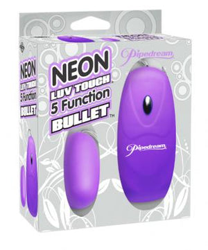 Neon Luv Touch Bullet Purple 5 Function