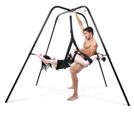 Fetish Fantasy Swing Stand Black
