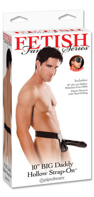 Big Daddy Hollow Strap On 10 Inch Black