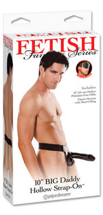Big Daddy Hollow Strap On 10 Inch Black