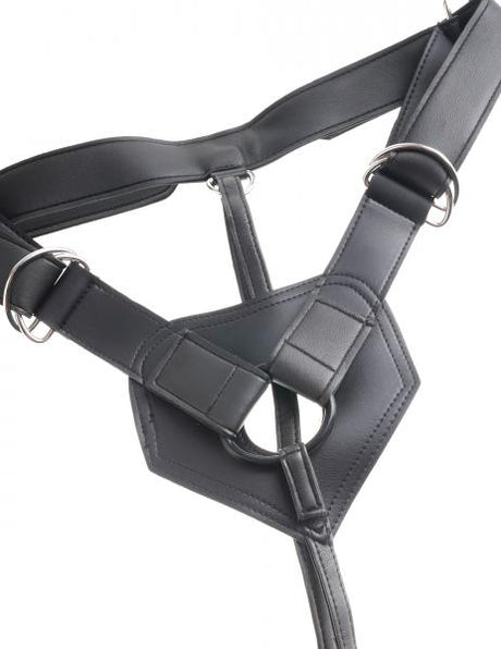 King Cock Strap On Harness 9 Inches Dildo Beige