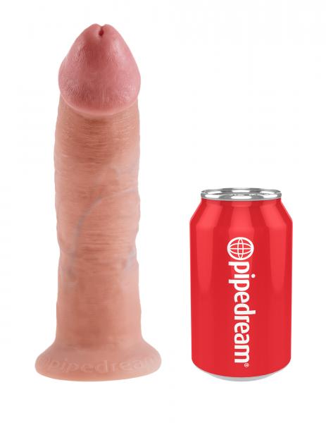 King Cock Strap On Harness 9 Inches Dildo Beige