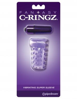 Fantasy C Ringz Duo Vibrating Super Sleeve