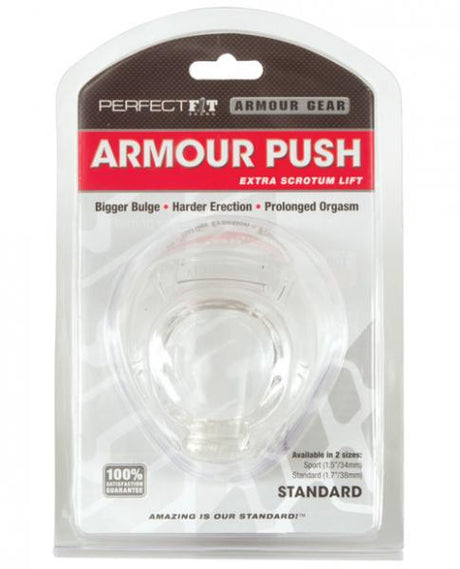 Armour Push Standard Clear Ring