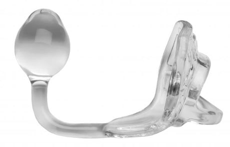 Armour Tug Lock Cock Ring Clear