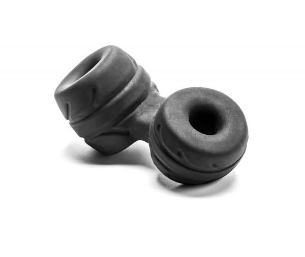 Perfect Fit Siliskin Cock Ring & Ball Stretcher Black