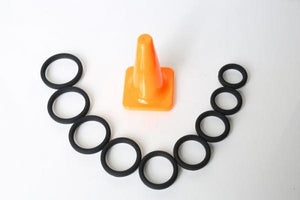 Play Zone Kit Black 9 Rings And Storage Cone