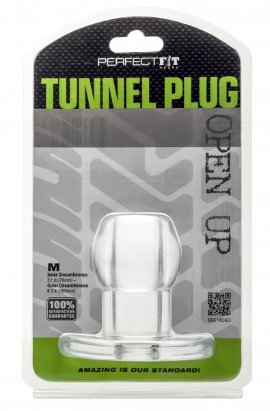 Perfect Fit Toy Tunnel Plug Med Ice Clear