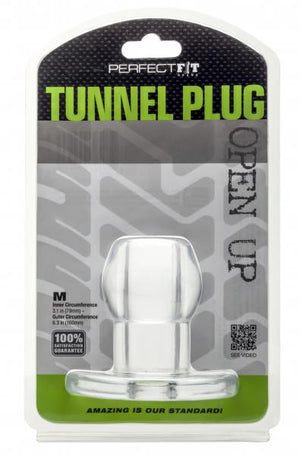 Perfect Fit Toy Tunnel Plug Med Ice Clear