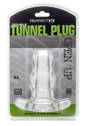 Double Tunnel Plug X Large Clear