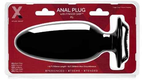 Xplay Gear Finger Grip Plug #3l Black