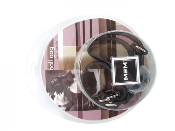 M2 M Gag Leather Ball Black O/S