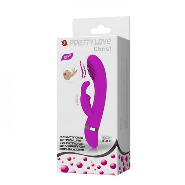 Pretty Love Christ Tickling And Vibrations Vibrator Purple