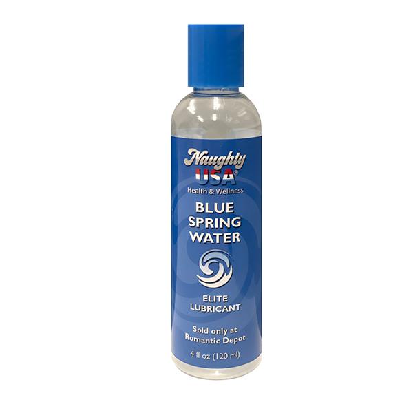 Naughty Usa Blue Spring Water Lubricant 4oz