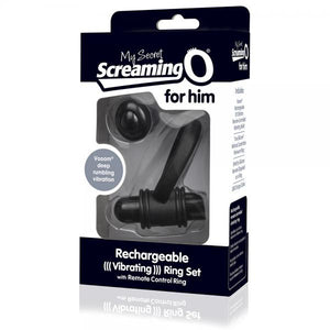 My Secret Screaming O For Him Black Vibrating Ring