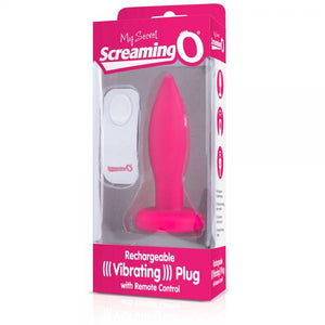 My Secret Remote Vibrating Plug Pink