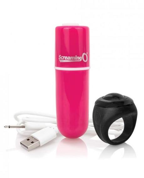 Charged Vooom Remote Control Bullet Vibrator Pink