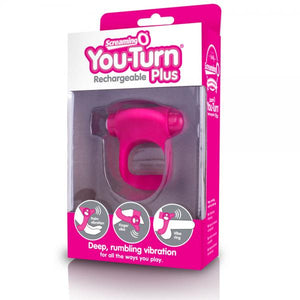 You Turn Plus Ring Vibrator Strawberry Pink