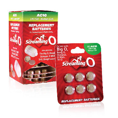 Ag10 Batteries 6 Pack