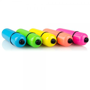 Color Pop Neon Blue Bullet Vibrator