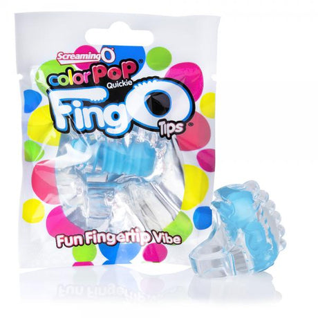 Color Pop Fing O Tip Blue Finger Vibrator